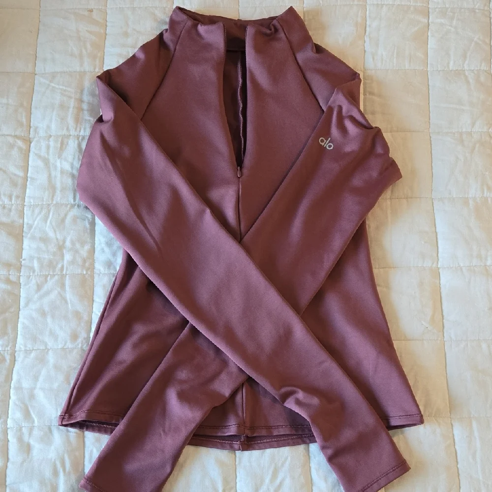 ALO Airlift Winter Warm Quarter Zip - Picture 2 of 3